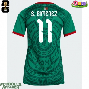 Mexiko Santiago Gimenez #11 Hemmatröja Kvinnor VM 2026 Kortärmad